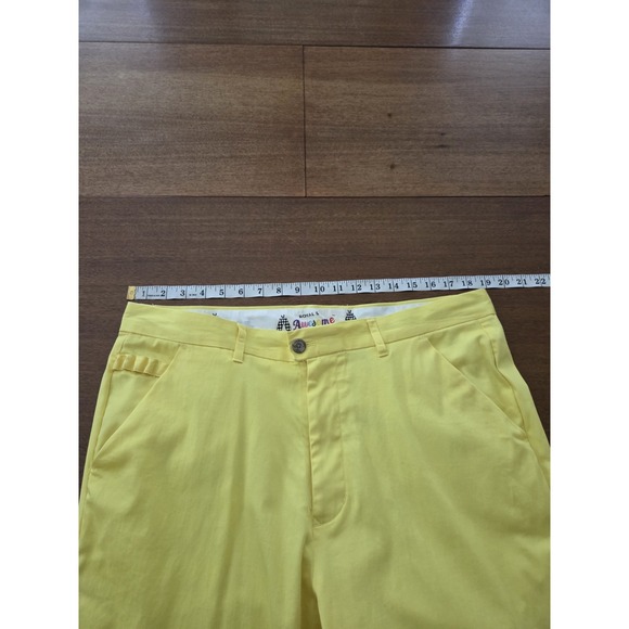 Royal And Awesome Golf‎ Pants Yellow Yolo 38x34 - Picture 6 of 14